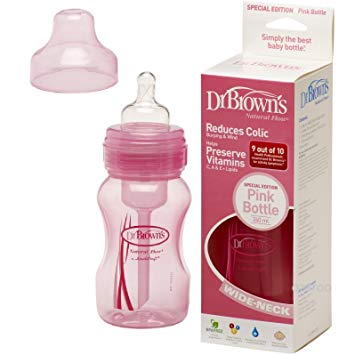 (Clearance) Dr Brown's 8 OZ/240ml PP Wide-Neck Baby Bottle